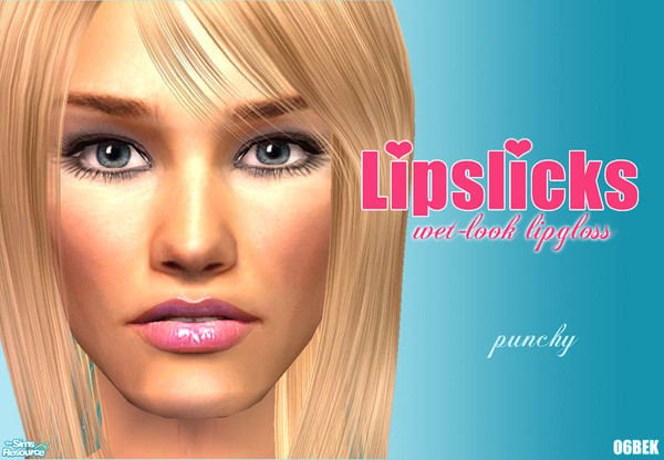 Sims 2 — Lipslicks Wet-look lipgloss - Punchy by 06bek — 