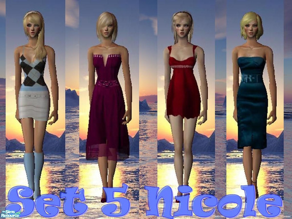 Sims 2 — Set 5 Nicole  by NenaAngelita91a — Set 5 Nicole. Thanks to Lianasims2.net for the mesh In this set you can see