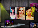 Sims 3 — Pop Singers 3 in 1 Set by Dirt2 — Radio Stars in your Sim Living Room! Katty Petty, Brittany Spares and Brianna.