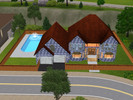 Sims 3 — Stone Suburbia by AstraMoon — This is Stone Suburbia, it has 3 Bedrooms 3 Bathrooms has an open 1st floor