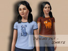 Sims 3 — Psycho Pet T-Shirts for Teen Girls by CelestialTiger2 — Love Pets? Love Craziness? Love these Shirts! 