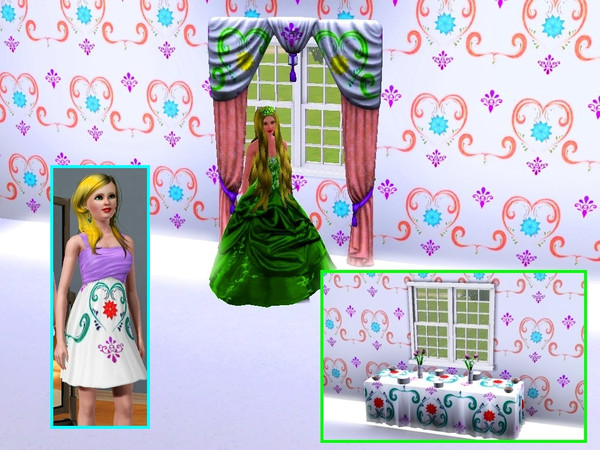 Sims 3 — Heart by torija07092 — Heart pattern for Romantic Sims