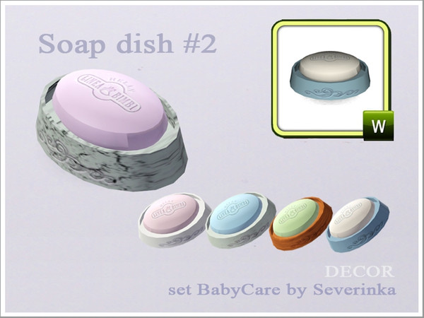 Sims 3 — Soap-dish2_BabyCare by Severinka_ — Created by Severinka set BabyCare