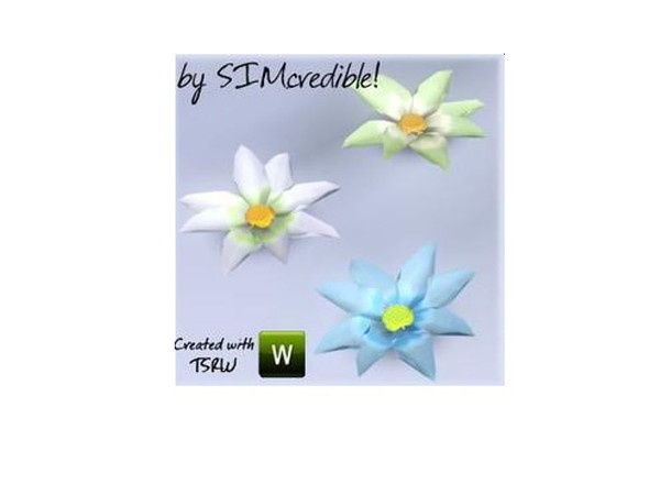 Sims 3 — Aria decor Flower by SIMcredible! — by SIMcredibledesigns.com available at TSR