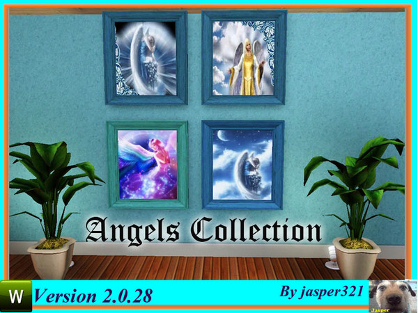 Sims 3 — Angel Collection by jasper321 — A set of paintings with an angel theme