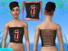 Sims 3 — rolling stones top by ginolion by Ginolion — recolourable , hope you like it ^^