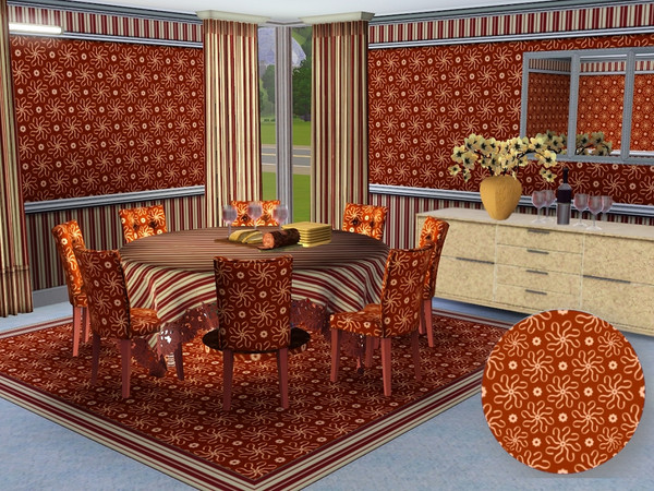 Sims 3 — marcorse_questionable flowers pattern by marcorse — On closer inspection, it will be revealed that what looks