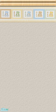 Sims 2 — My Teddy - Wall #2 by Kyrian — Made to match the Teddy Bears nursery set. Look for my other sets coming soon!