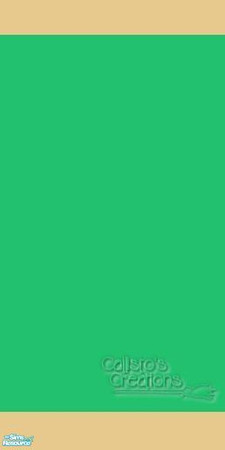 Sims 2 — Calli\'s Pocahontas Wall 2 by Callisto149 — Pretty green walls with tan crown and kick boards for your