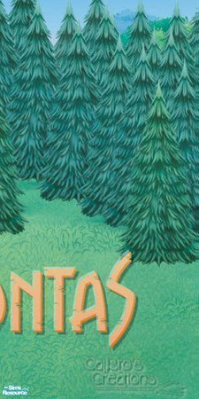 Sims 2 — Calli\'s Pocahontasbr Mural - Right by Callisto149 — This is the right portion of a three-piece Pocahontas