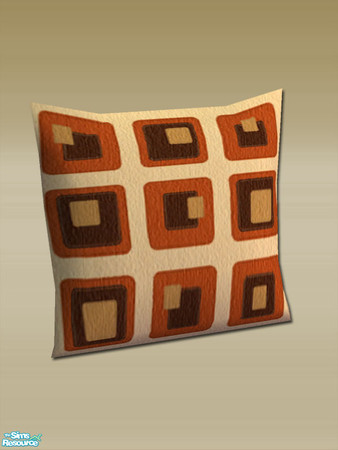 Sims 2 — Modern Hall Decorative Cushion - Rec 01 by Shakeshaft — Part of a recolour of my Modern First Impressions Set,