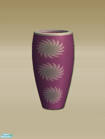 Sims 2 — Modern Hall Vase - Mesh by Shakeshaft — A Hallway Set to create a modern style first impression when entering