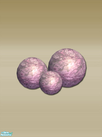 Sims 2 — Modern Hall 3 Spheres Sculp - Mesh by Shakeshaft — A Hallway Set to create a modern style first impression when