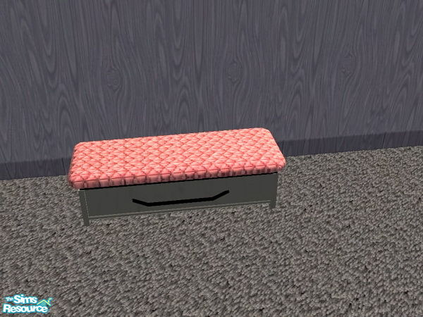 Sims 2 — Studious Bedroom- Pink Panther - bench by ead425 — 