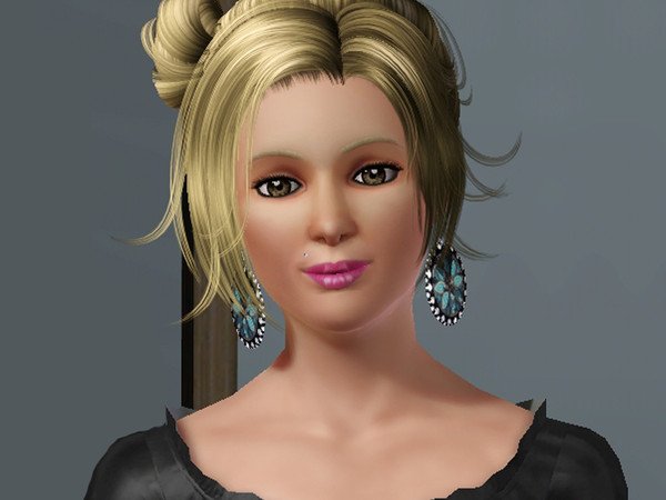 Sims 3 — Shiny Lipstick by Silerna — Shining lipstick reclourable in 2 colours.