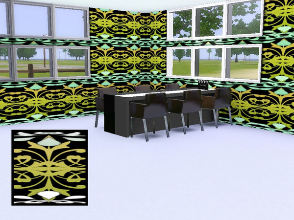 Sims 3 — Elegant 5 by danioontje2 — For all your elegant simmmies, they will absolutely love the elegant pattern on their