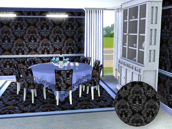 Sims 3 — marcorse_candle heraldic 2 pattern by marcorse — A repeat pattern of the heraldic candle design.