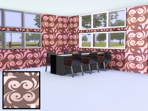 Sims 3 — Elegant 8 by danioontje2 — For all your elegant simmmies, they will absolutely love the elegant pattern on their