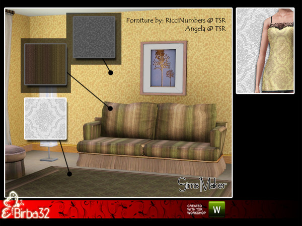 Sims 3 — B32_pat_weddinglace4_2c by Birba32 — SM_pat_weddinglace4_2c