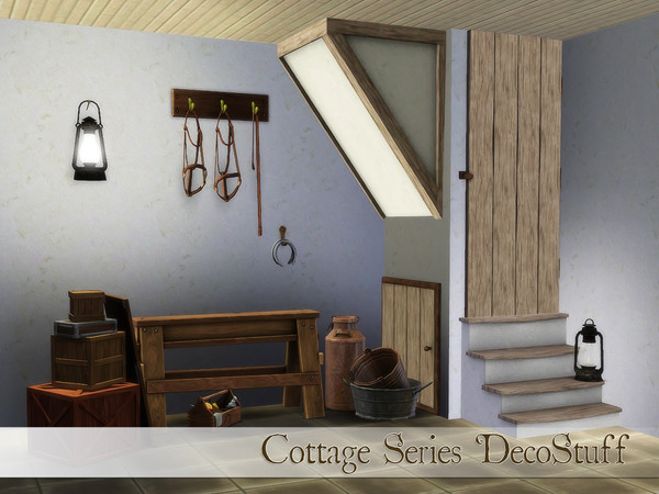 Sims 3 — Cottage Series Decostuff by Angela — Set of decostuff for creating more cottage atmosphere in your homes, set