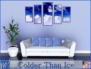 Sims 3 — Colder Than Ice by ziggy28 — Colder Than Ice a 5 panel painting. Two outer recolourable frames.