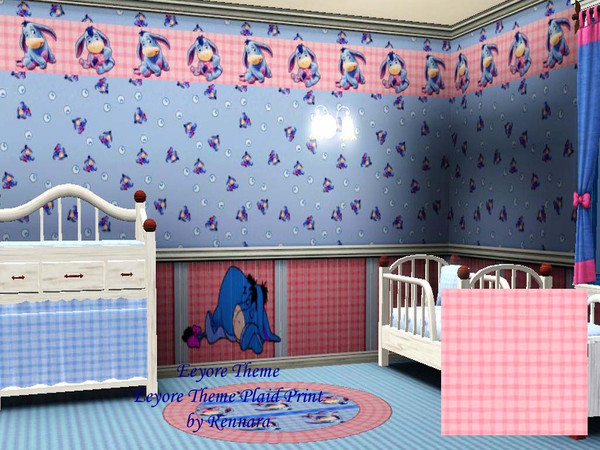 Sims 3 — PinkCheck by Rennara — Thanks so much to GabiOpal who sent me these three funtastic items for this theme. Hope