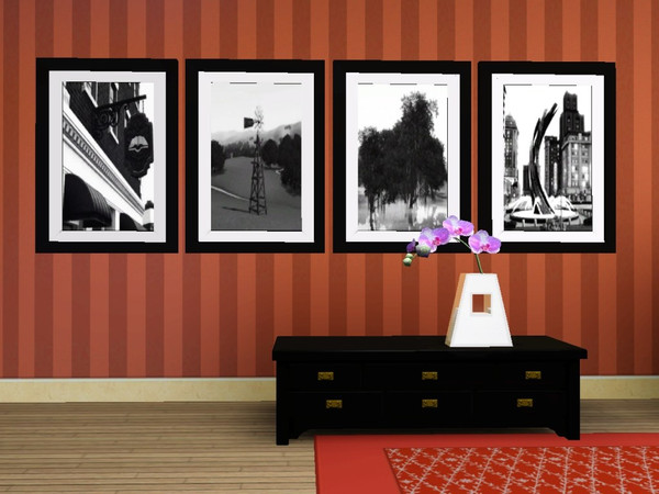 Sims 3 — Tall Landscape Picture by spladoum — Modern Elegance from your Sims' neighborhoods. All meshes by RicciNumbers