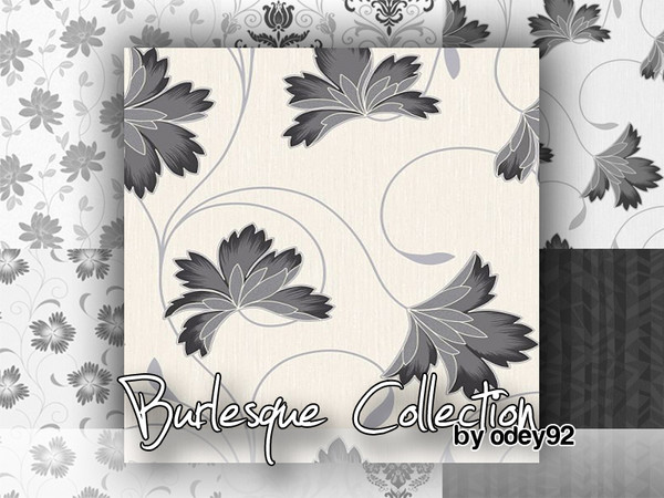Sims 3 — Flourish by Odey92 — The Flourish leaf trailing design has a delicately sparkling background with a raw silk