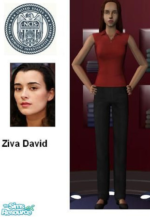 Sims 2 — NCIS Ziva David by AdamKeet — NCIS Ziva David