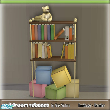 Sims 2 — S2S Childroom Rebecca - Bookcase - Recolor by sims2sisters — 