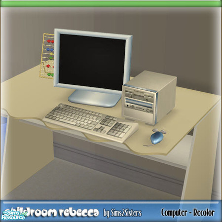 Sims 2 — S2S Childroom Rebecca - Computer - Recolor by sims2sisters — 