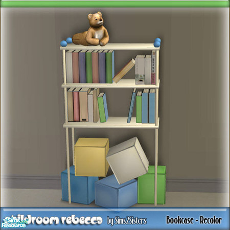 Sims 2 — S2S Childroom Rebecca - Bookcase - Recolor by sims2sisters — 
