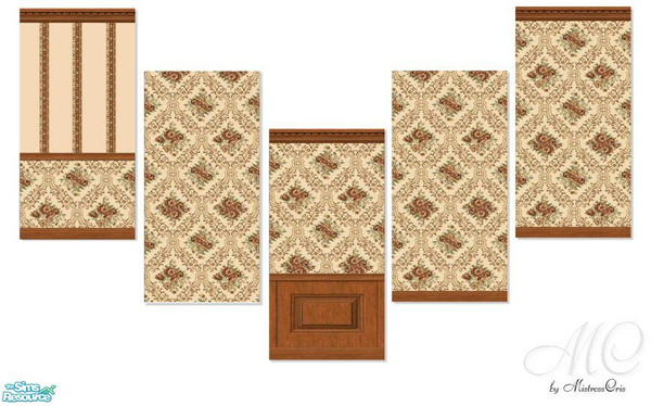 Sims 2 — Wall Set 078 by mistresscris — Created by MistressCris.