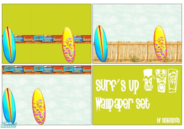 Sims 2 — Surf\'s Up - Wallpaper Set by omeninos — A collection of 9 wallpapers