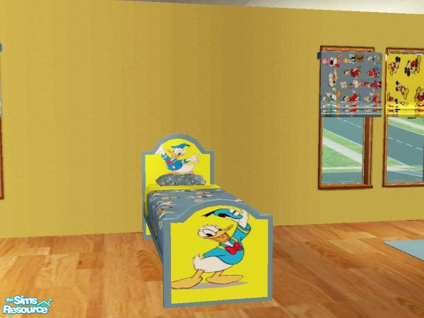 Sims 2 — Cartoon Kids-Bedroom Rec - Bed by MysticVelvet — 