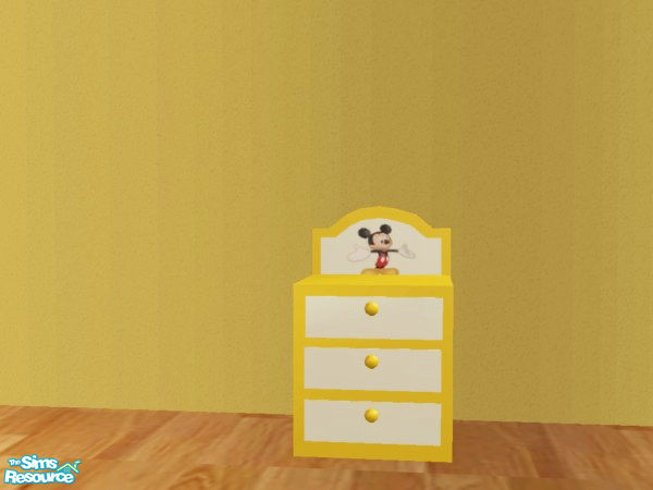 Sims 2 — Cartoon Kids Bedroom - Endtable by MysticVelvet — This set is made up of 7 new meshes, a recolour of Echos3x4