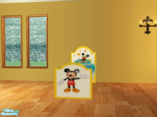 Sims 2 — Cartoon Kids Bedroom - Bed by MysticVelvet — This set is made up of 7 new meshes, a recolour of Echos3x4 Rug