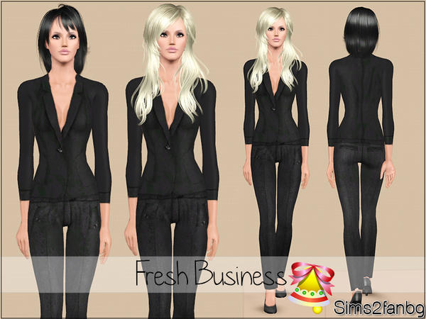 Sims 3 — Fresh Business by sims2fanbg — .:Fresh Business:. Items in this Set: Jacket in 1 recolors,Recolorable,Launcher