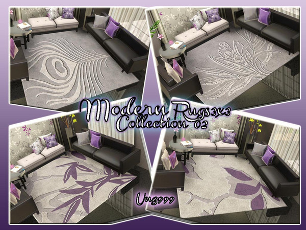 Sims 3 — Modern Rugs3x3  Collection 02 by ung999 — Rug mesh 3x3 by Ung999. Fully recolorable with two or three channels;