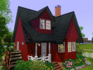 Sims 3 — Carl's Cottage by Nawa — An adorable old-fashioned home for your reclusive writer/painter/gardener sim. Loosely