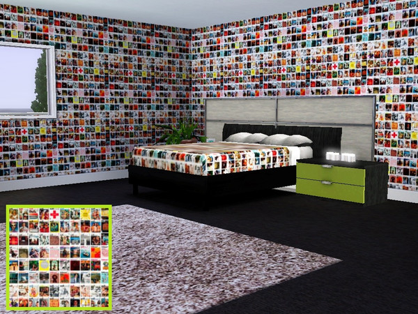 Sims 3 — Magazine 3 by danioontje2 — Do your sims want to read magazines from their walls, too bad this pattern is just