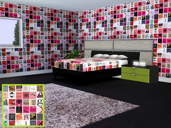 Sims 3 — Magazine 2 by danioontje2 — Do your sims want to read magazines from their walls, too bad this pattern is just