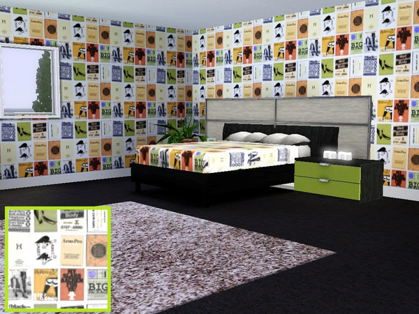 Sims 3 — Magazine 4 by danioontje2 — Do your sims want to read magazines from their walls, too bad this pattern is just