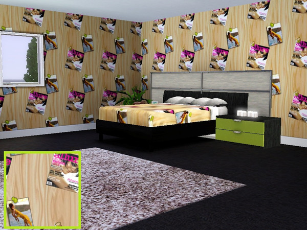 Sims 3 — Magazine 5 by danioontje2 — Do your sims want to read magazines from their walls, too bad this pattern is just
