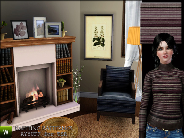 Sims 3 — Knitting Pattern43 by ayyuff — Knitting Pattern43
