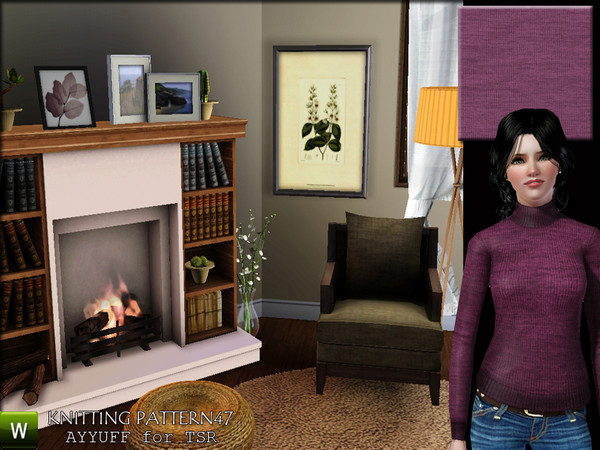 Sims 3 — Knitting Pattern47 by ayyuff — Knitting Pattern47