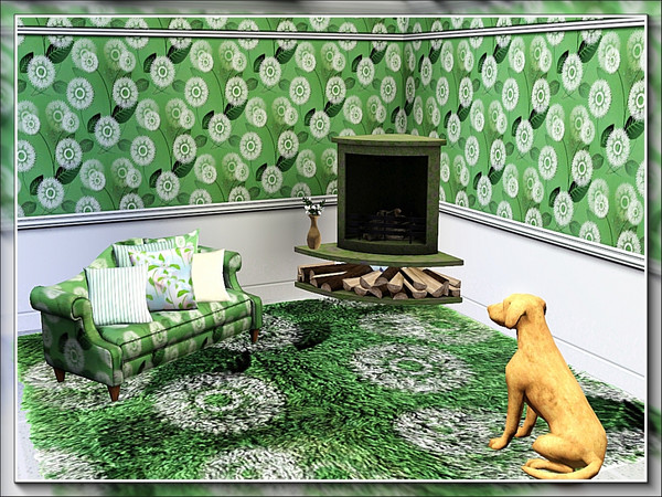 Sims 3 — marcorse_dandelions pattern by marcorse — Is there anyone living in a temperate climate who hasn't blown at the