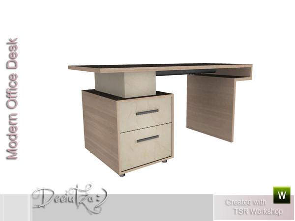 Sims 3 — Modern Office Desk by deeiutza — By deeiutza @TSR