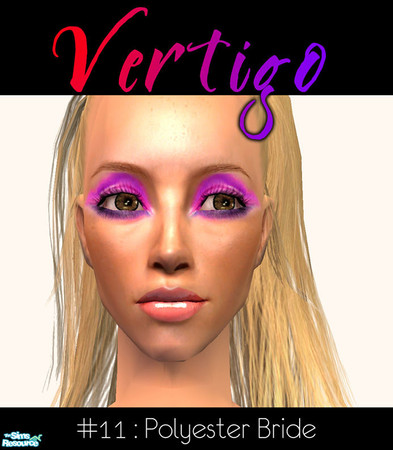 Sims 2 — Vertigo Eyeshadow - Polyester Bride by 06bek — 