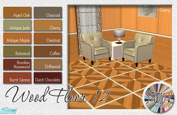 Sims 2 — Studio K Wood Floor 12_01 by StudioKhagerks — 